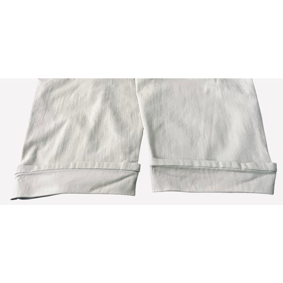 GLORIA VANDERBILT KHAKI SLIMMING CAPRIS, WOMENS, 16, BEIGE KHAKI, CUFFS W/DECOR - Picture 8 of 12